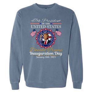 Inauguration Day Donald Trump 2025 Garment-Dyed Sweatshirt