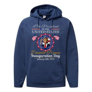 Inauguration Day Donald Trump 2025 Performance Fleece Hoodie