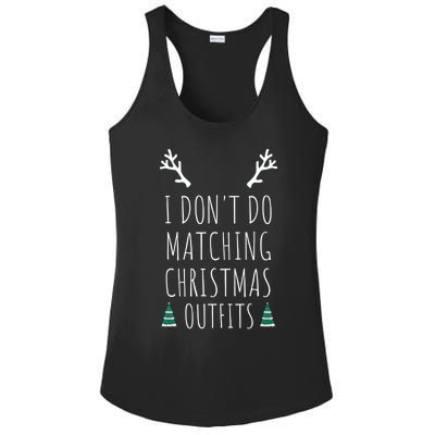 I Don't Do Matching Christmas Outfits But I Do Couples Gift Ladies PosiCharge Competitor Racerback Tank