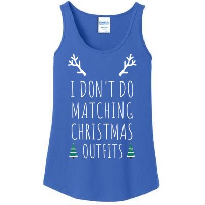 I Don't Do Matching Christmas Outfits But I Do Couples Gift Ladies Essential Tank