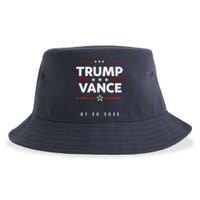 Inauguration Day Date 47th President Donald Trump 2025 Vance Sustainable Bucket Hat