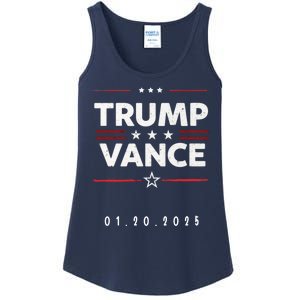 Inauguration Day Date 47th President Donald Trump 2025 Vance Ladies Essential Tank