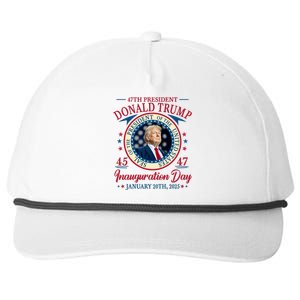 Inauguration Day Donald Trump 2025 Snapback Five-Panel Rope Hat