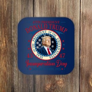 Inauguration Day Donald Trump 2025 Coaster