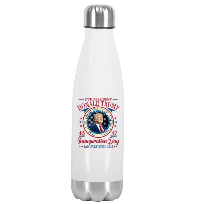 Inauguration Day Donald Trump 2025 Stainless Steel Insulated Water Bottle