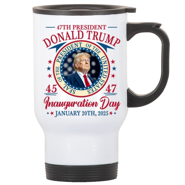 Inauguration Day Donald Trump 2025 Stainless Steel Travel Mug