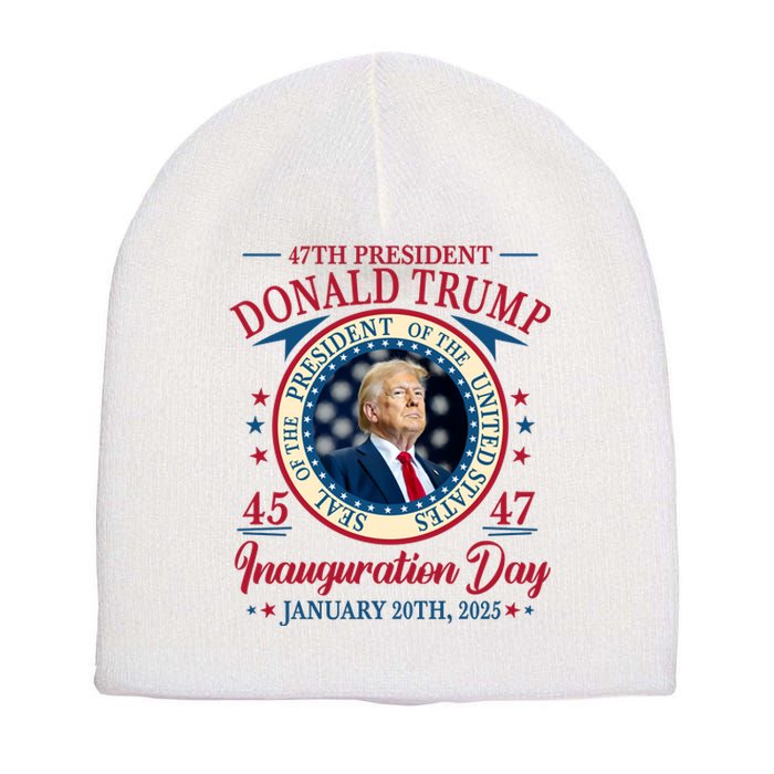 Inauguration Day Donald Trump 2025 Short Acrylic Beanie