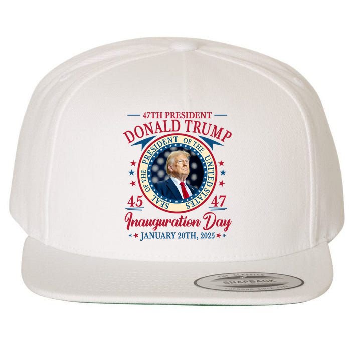 Inauguration Day Donald Trump 2025 Wool Snapback Cap