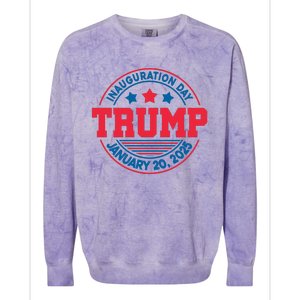 Inauguration Day Donald Trump 2025 Colorblast Crewneck Sweatshirt