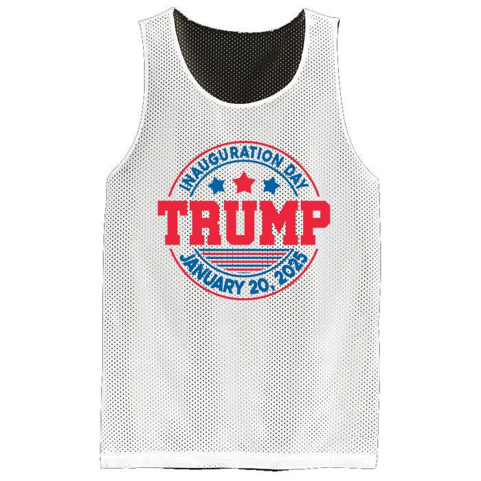 Inauguration Day Donald Trump 2025 Mesh Reversible Basketball Jersey Tank