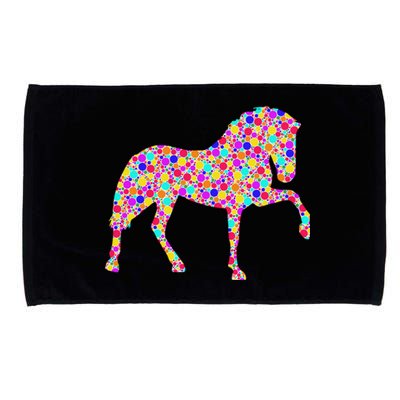 International Dot Day Colorful Dotted Horse Cute Gift Microfiber Hand Towel