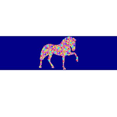 International Dot Day Colorful Dotted Horse Cute Gift Bumper Sticker