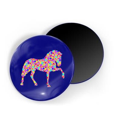 International Dot Day Colorful Dotted Horse Cute Gift Magnet