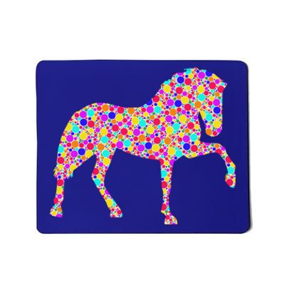 International Dot Day Colorful Dotted Horse Cute Gift Mousepad