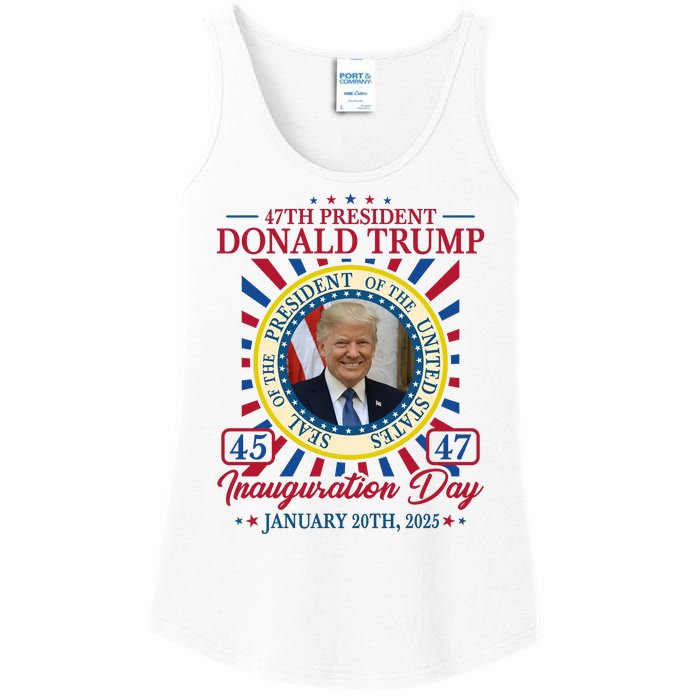 Inauguration Day Donald Trump 2025 Ladies Essential Tank