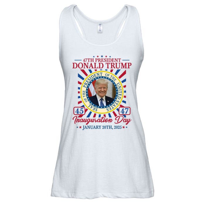 Inauguration Day Donald Trump 2025 Ladies Essential Flowy Tank