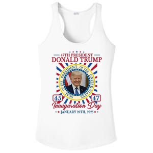 Inauguration Day Donald Trump 2025 Ladies PosiCharge Competitor Racerback Tank