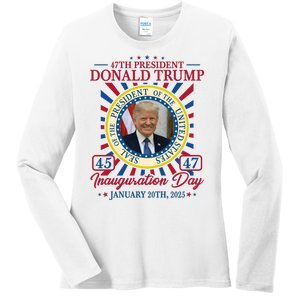 Inauguration Day Donald Trump 2025 Ladies Long Sleeve Shirt