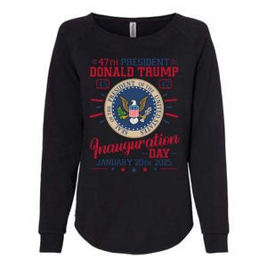 Inauguration Day Donald Trump 2025 Womens California Wash Sweatshirt