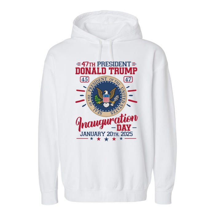 Inauguration Day Donald Trump 2025 Garment-Dyed Fleece Hoodie