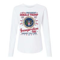 Inauguration Day Donald Trump 2025 Womens Cotton Relaxed Long Sleeve T-Shirt