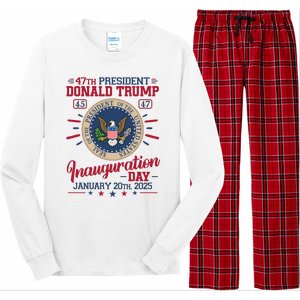 Inauguration Day Donald Trump 2025 Long Sleeve Pajama Set