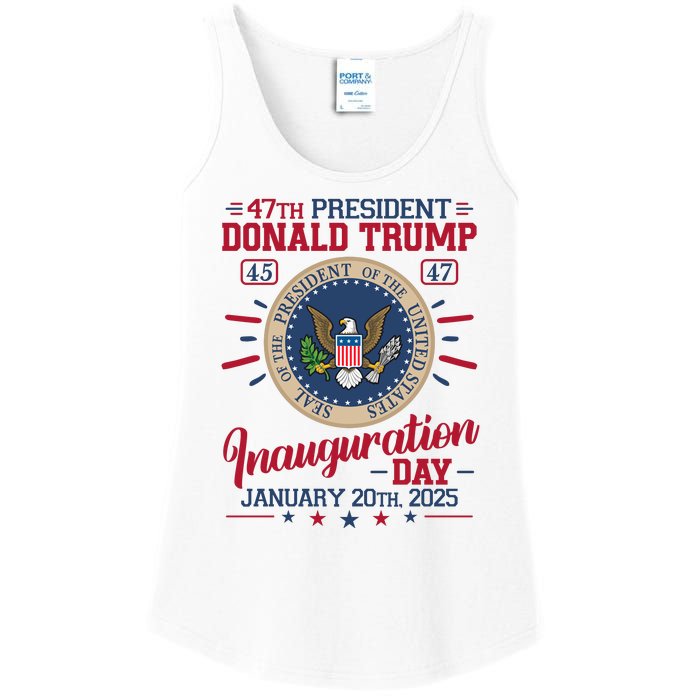 Inauguration Day Donald Trump 2025 Ladies Essential Tank