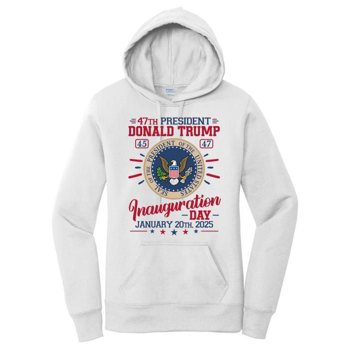 Inauguration Day Donald Trump 2025 Women's Pullover Hoodie