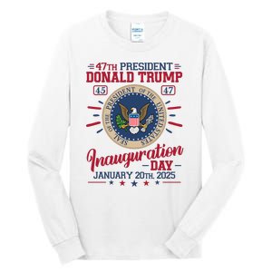 Inauguration Day Donald Trump 2025 Tall Long Sleeve T-Shirt