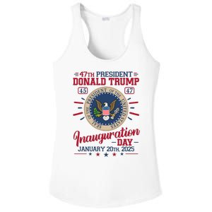 Inauguration Day Donald Trump 2025 Ladies PosiCharge Competitor Racerback Tank