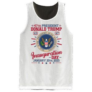 Inauguration Day Donald Trump 2025 Mesh Reversible Basketball Jersey Tank