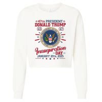 Inauguration Day Donald Trump 2025 Cropped Pullover Crew