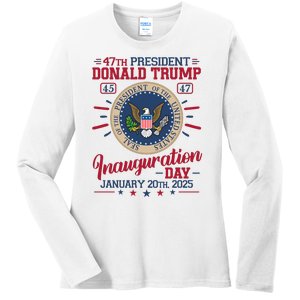 Inauguration Day Donald Trump 2025 Ladies Long Sleeve Shirt