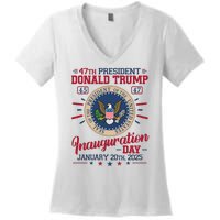 Inauguration Day Donald Trump 2025 Women's V-Neck T-Shirt