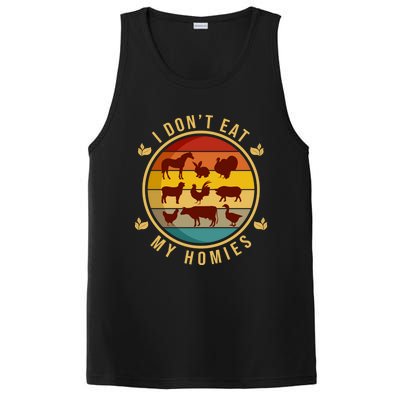 I Dont Eat My Homies Vegan Vegetarian Plant Powered Funny Gift PosiCharge Competitor Tank