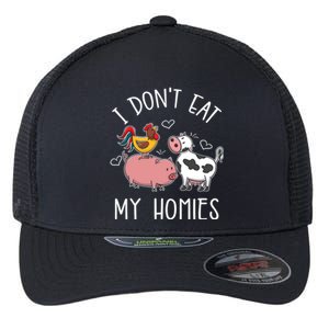 I Dont Eat My Homies Gift Flexfit Unipanel Trucker Cap