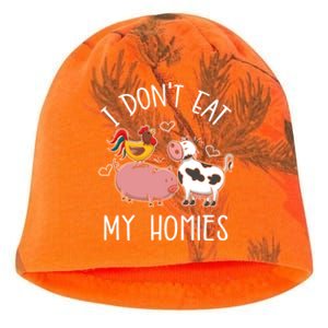 I Dont Eat My Homies Gift Kati - Camo Knit Beanie