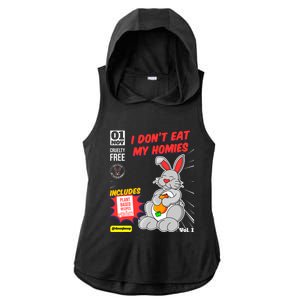 I Dont Eat My Homies Vegetarian Vegan Day Animal Lover Great Gift Ladies PosiCharge Tri-Blend Wicking Draft Hoodie Tank