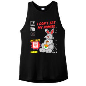 I Dont Eat My Homies Vegetarian Vegan Day Animal Lover Great Gift Ladies PosiCharge Tri-Blend Wicking Tank