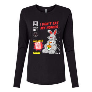 I Dont Eat My Homies Vegetarian Vegan Day Animal Lover Great Gift Womens Cotton Relaxed Long Sleeve T-Shirt