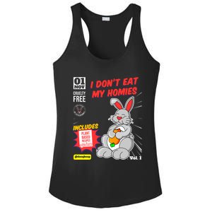 I Dont Eat My Homies Vegetarian Vegan Day Animal Lover Great Gift Ladies PosiCharge Competitor Racerback Tank