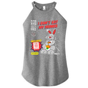 I Dont Eat My Homies Vegetarian Vegan Day Animal Lover Great Gift Women's Perfect Tri Rocker Tank