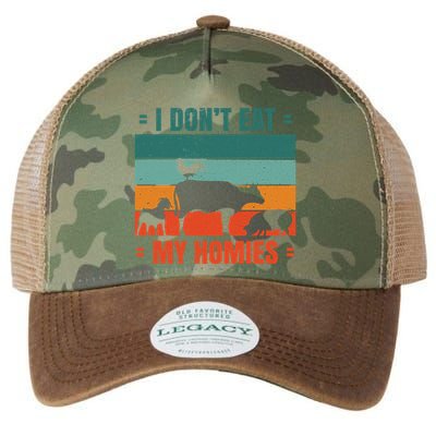 I Don't Eat My Homies Vegan Legacy Tie Dye Trucker Hat