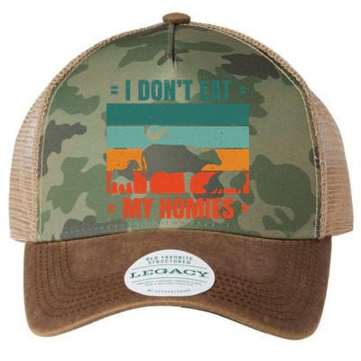 I Don't Eat My Homies Vegan Legacy Tie Dye Trucker Hat