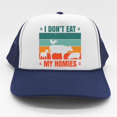 I Don't Eat My Homies Vegan Trucker Hat