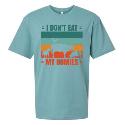 I Don't Eat My Homies Vegan Sueded Cloud Jersey T-Shirt