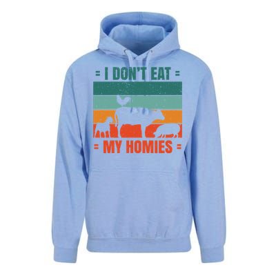 I Don't Eat My Homies Vegan Unisex Surf Hoodie