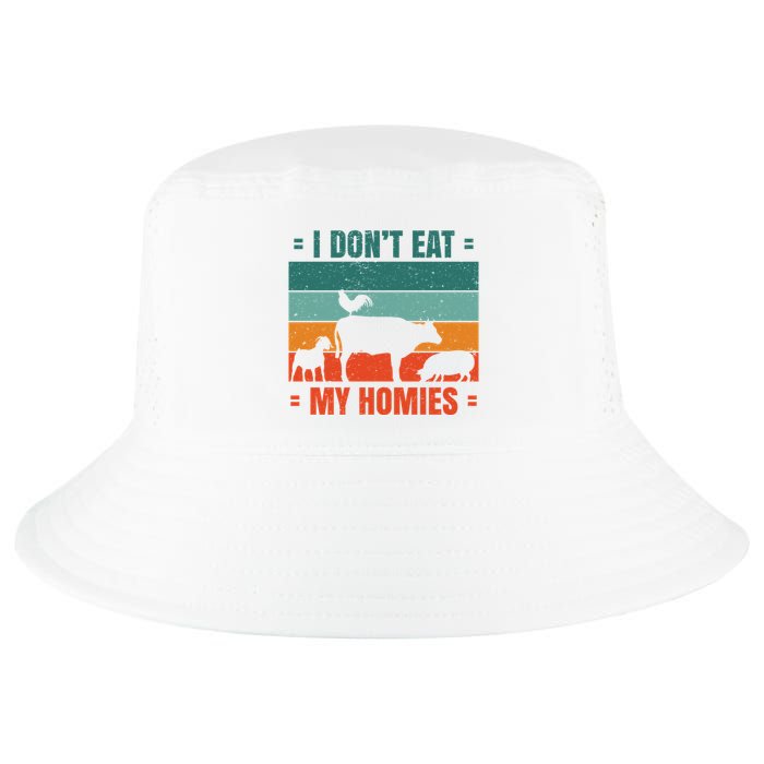 I Don't Eat My Homies Vegan Cool Comfort Performance Bucket Hat