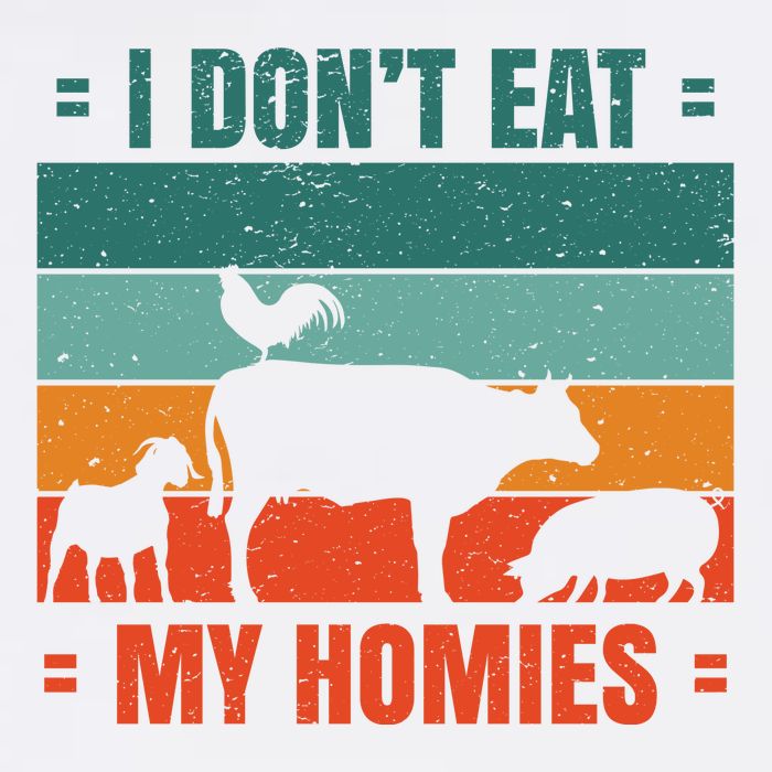 I Don't Eat My Homies Vegan Cool Comfort Performance Bucket Hat