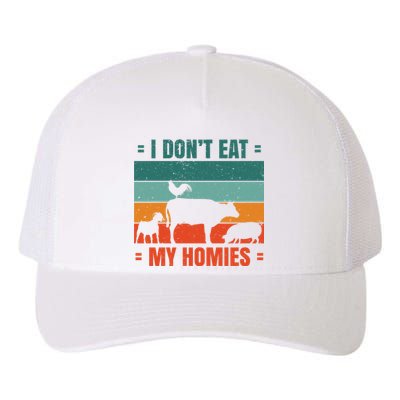 I Don't Eat My Homies Vegan Yupoong Adult 5-Panel Trucker Hat